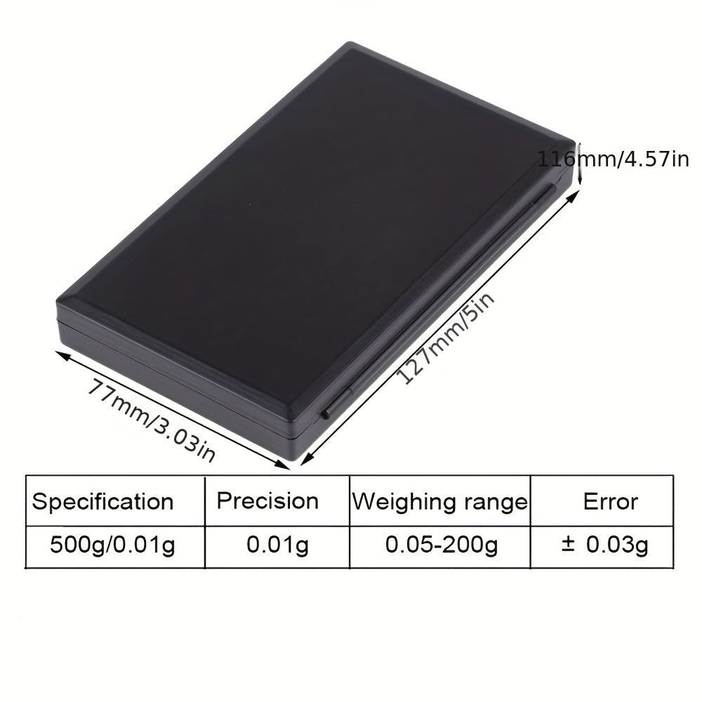 Digital Pocket Scale for Jewelry Gold Kitchen Use 0.01g Accuracy