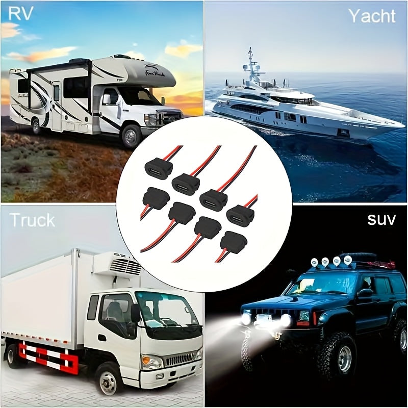 5/10 Pcs Type-C Female USB Connector Female Socket Fast Charging Adapter