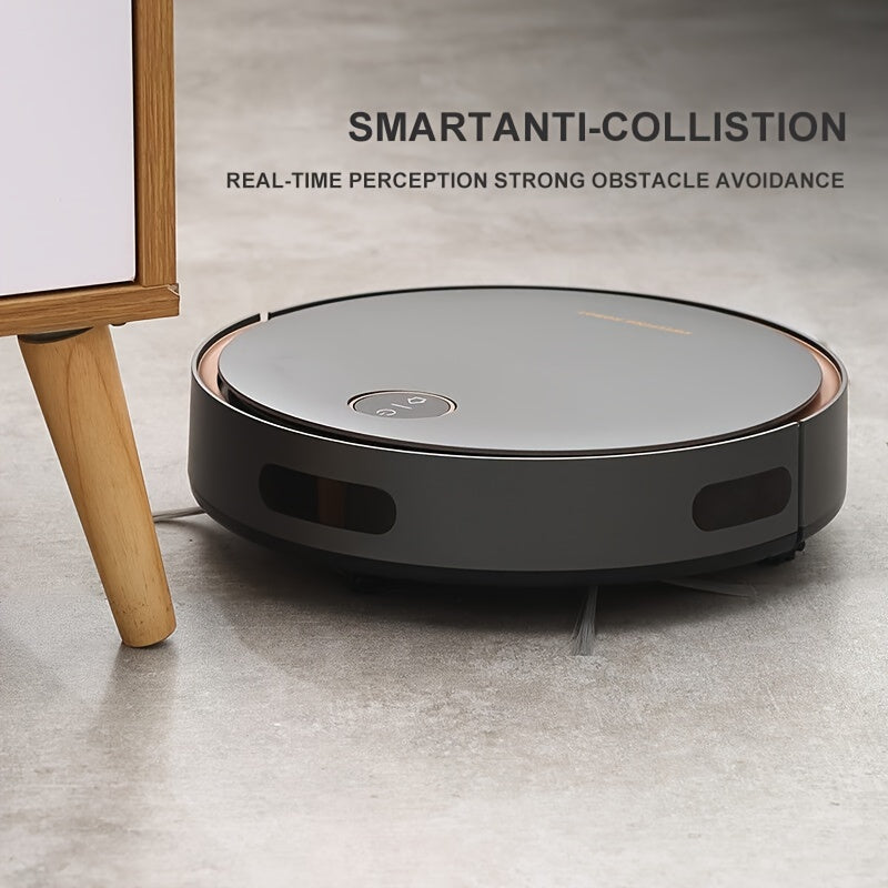 Robot Vacuum Cleaner Infrared Sensing Rechargeable Lithium Battery Dual Power US Plug for Home and Pet Owners