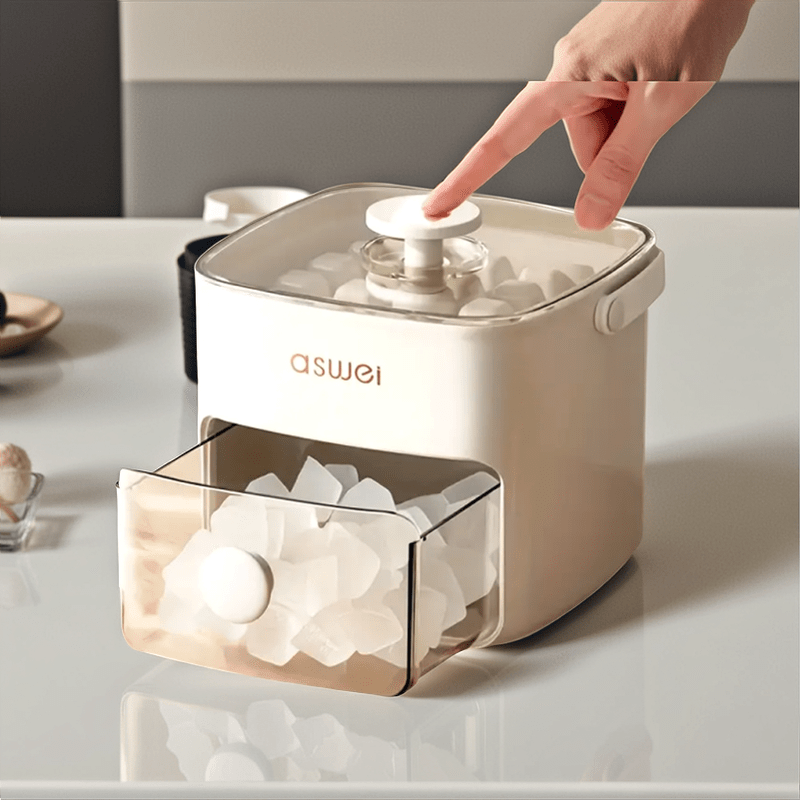 Ice Maker Countertop 48 Ice Cube Capacity with Storage Bin for Drinks