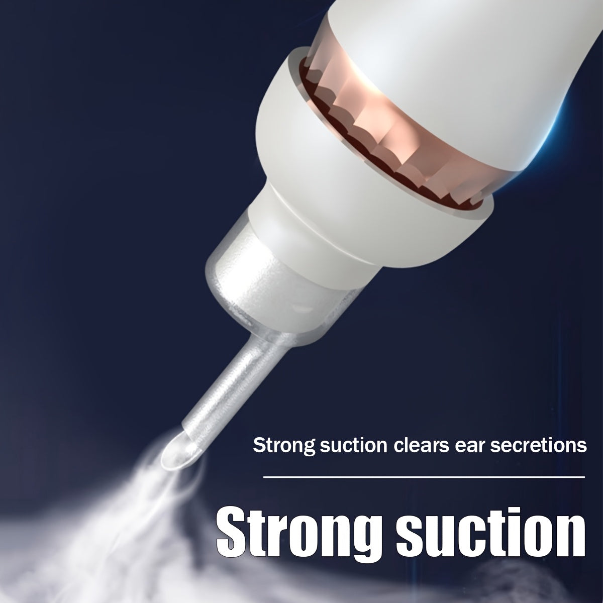 USB zaryadlovchi Type C quloq tozalash asbobi, suv tortuvchi elektr quloq cho'g'ich va LED chiroq bilan, kattalar va bolalar uchun mos. Bu hidsiz quloq qoshiq to'plami bayram sovg'asi uchun ajoyib.