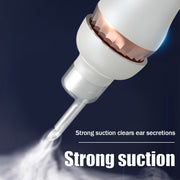 USB zaryadlovchi Type C quloq tozalash asbobi, suv tortuvchi elektr quloq cho'g'ich va LED chiroq bilan, kattalar va bolalar uchun mos. Bu hidsiz quloq qoshiq to'plami bayram sovg'asi uchun ajoyib.