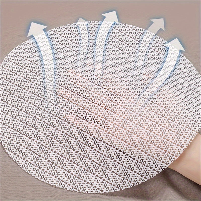 4-Pack White Non-Slip Mattress Grip Pads Woven Nylon Bed Sofa Slippage Prevention
