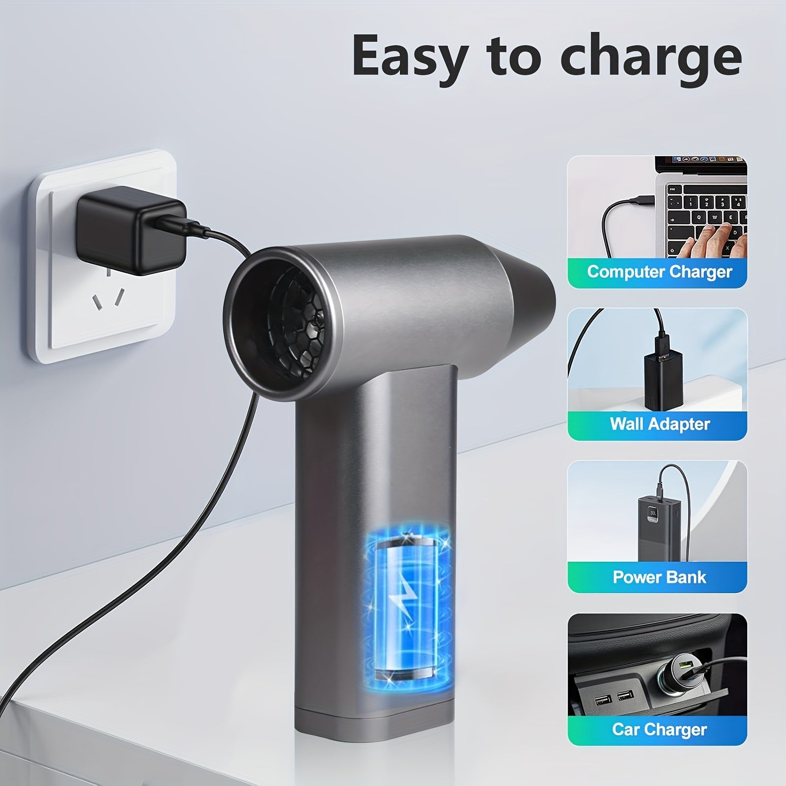 Фен для волос из алюминиевого сплава с бесщеточным мотором, турбовентилятор, подарок