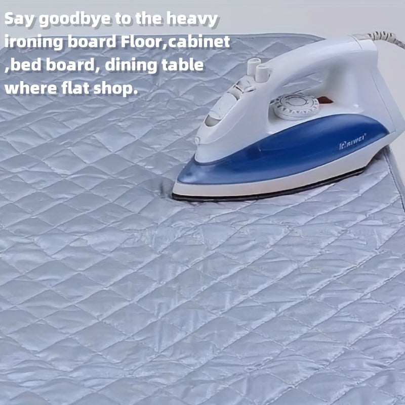 Tabla de planchar plegable portátil con funda de algodón para viaje, hogar y dormitorio