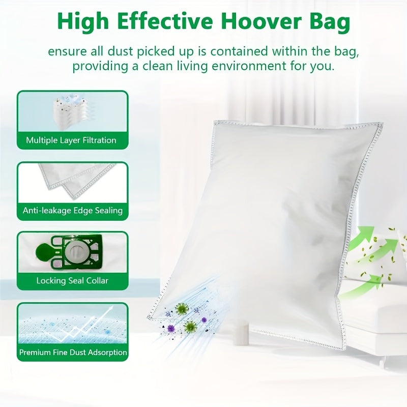 Vacuum Cleaner Bags for Household Use Thickened Non-Woven Fabric Compatible with Multiple Models