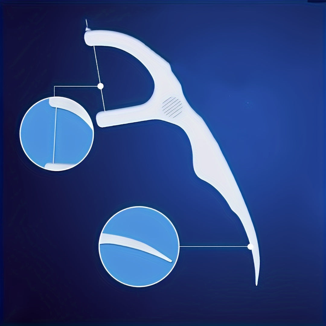 Disposable Dental Floss Stick Ultra-Fine Oral Care Portable Boxed