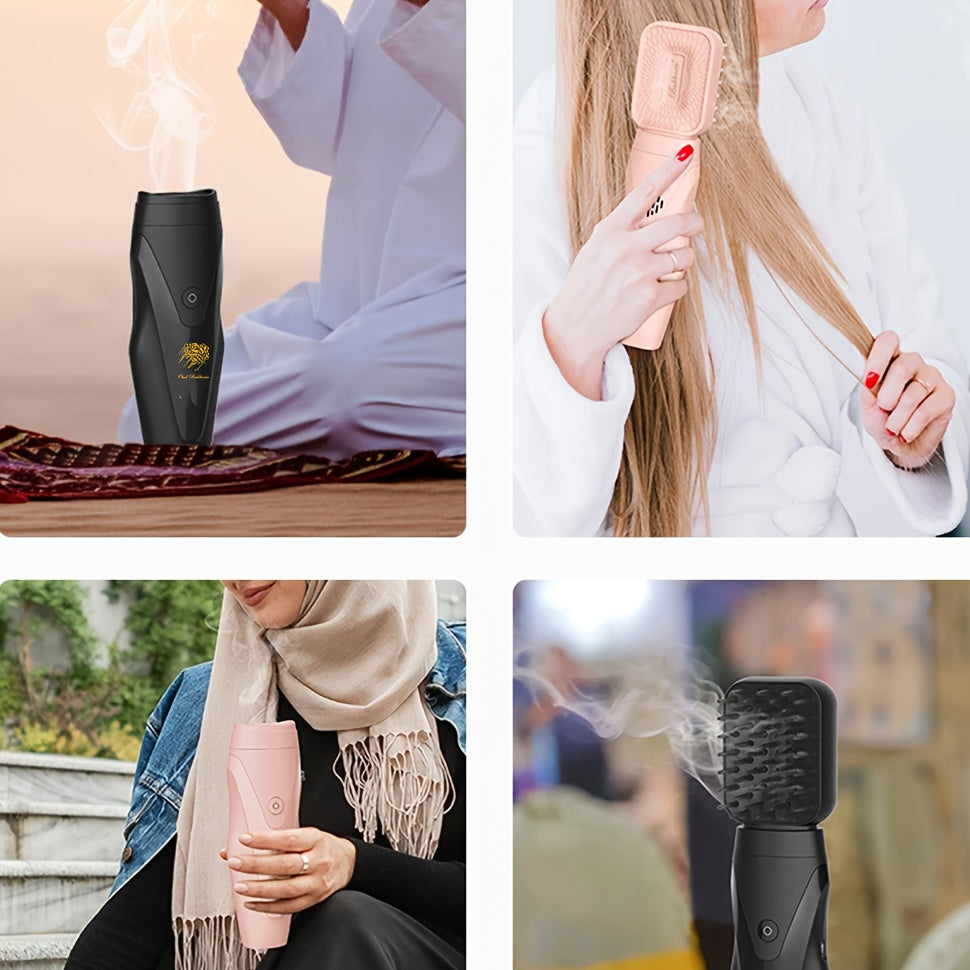 Rechargeable Hair Clipper with Aromatherapy Comb Portable Grooming Tool for Men