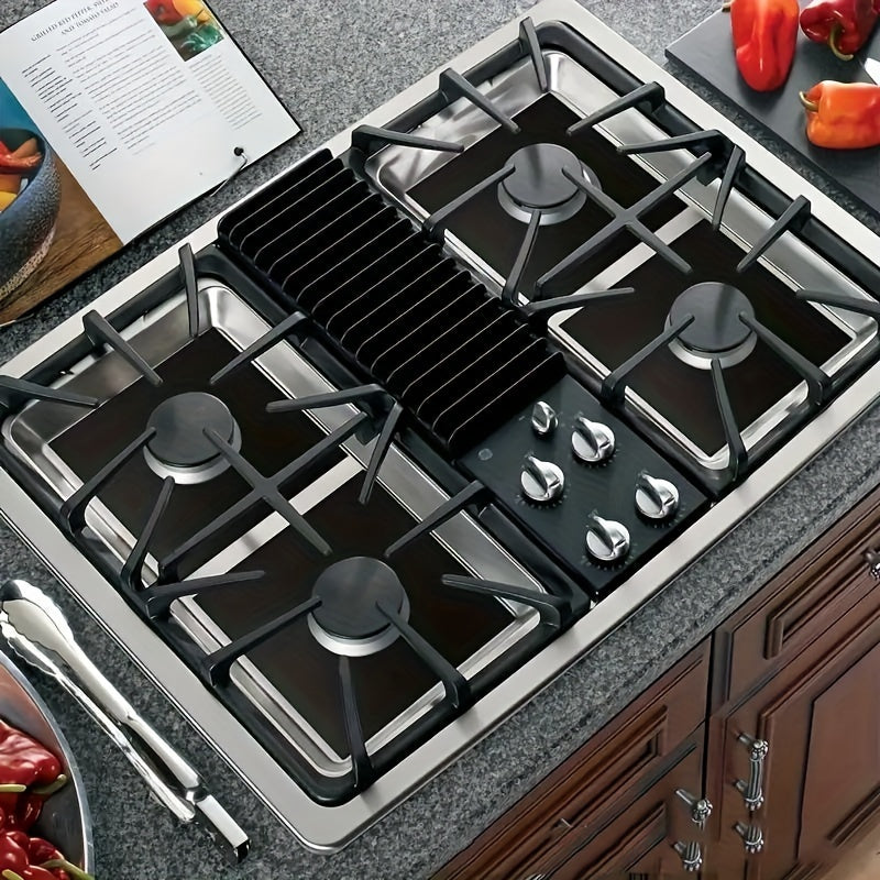 Set of 2 Reusable Gas Stove Cleaning Pads, Oil-Resistant and High-Temperature