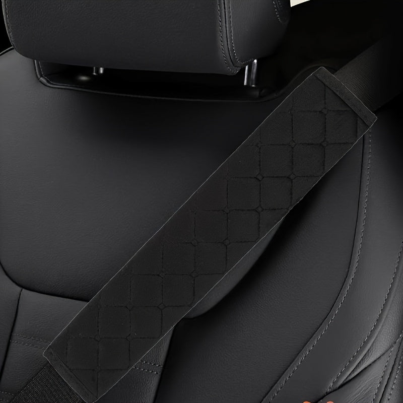 Universal Car Seat Belt Shoulder Pad Soft Polyester Comfortable Adjustable