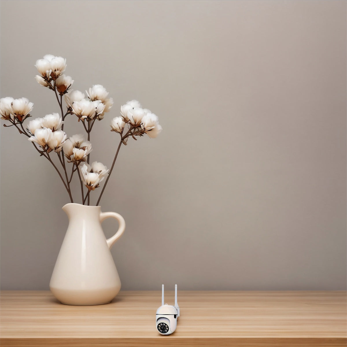 Ichki Wi-Fi xavfsizlik kamerası, pan tilt zoom, kechqurun ko'rish, ikki tomonlama audio va harakat ogohlantirishlari bilan