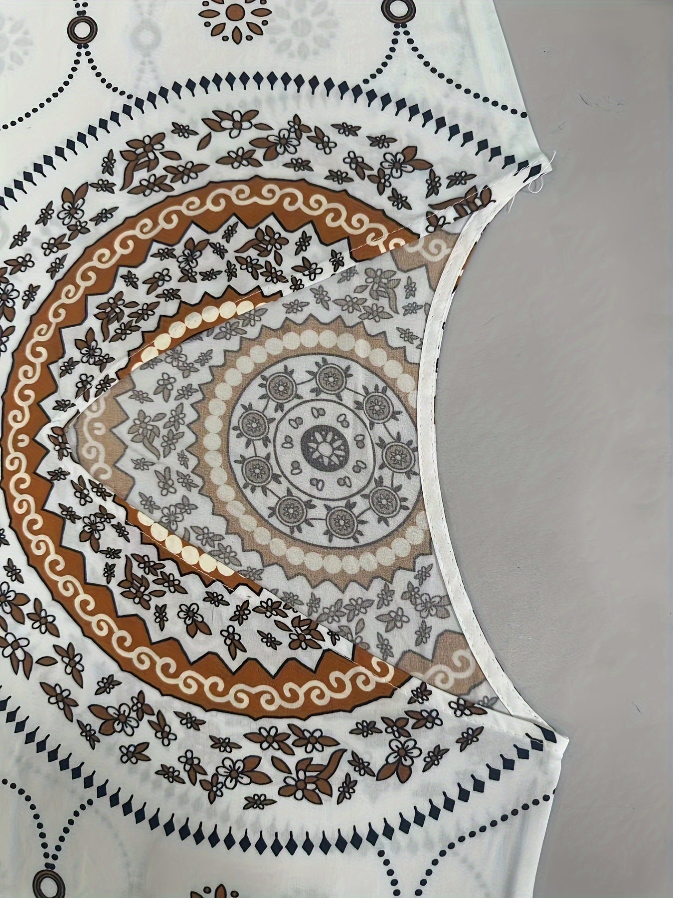 Quyoshdan himoya qilish uchun plyaj yubkasi va qobiq kostyumlari to'plami Rayon Boho uslubi