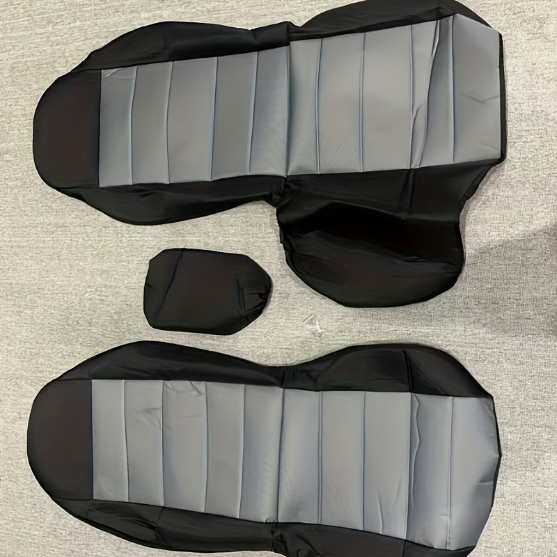 Universal polyester tolasi avtomobil o'rindiq qoplamalari bardoshli qulay yuk mashinalari uchun