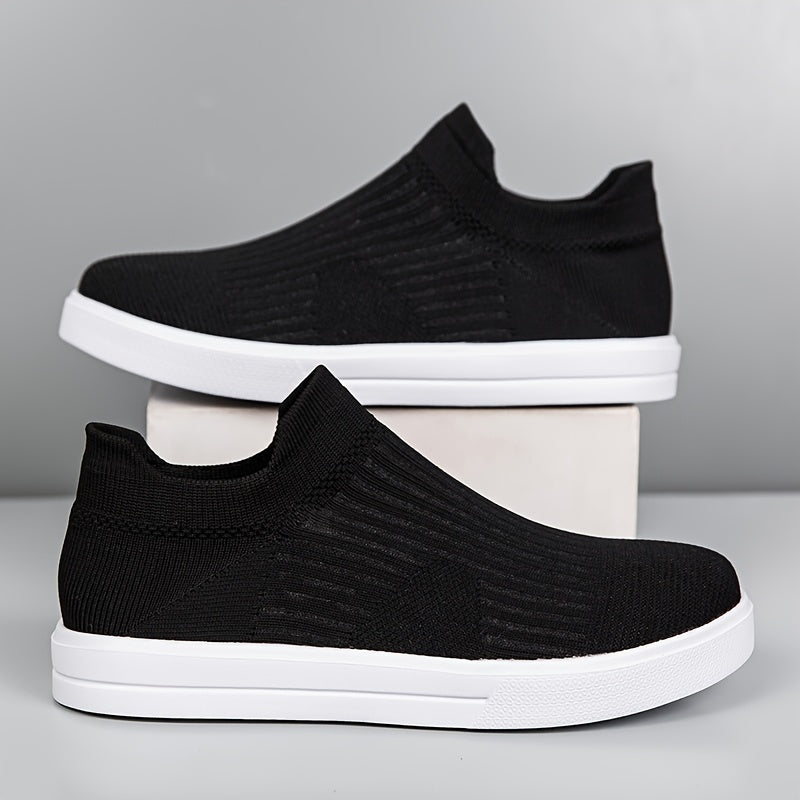 Plus Size Men Slip-On Shoes Casual Breathable Fabric EVA Sole All-Season