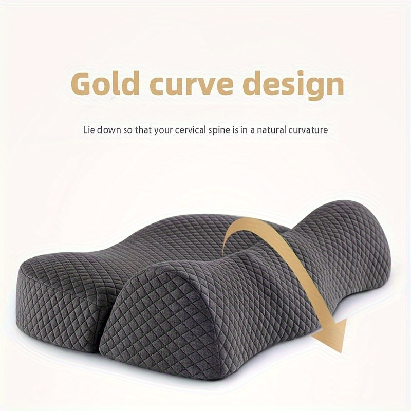 Memory Foam Pillow with Cervical Support, Super Soft Core for Sleep Comfort