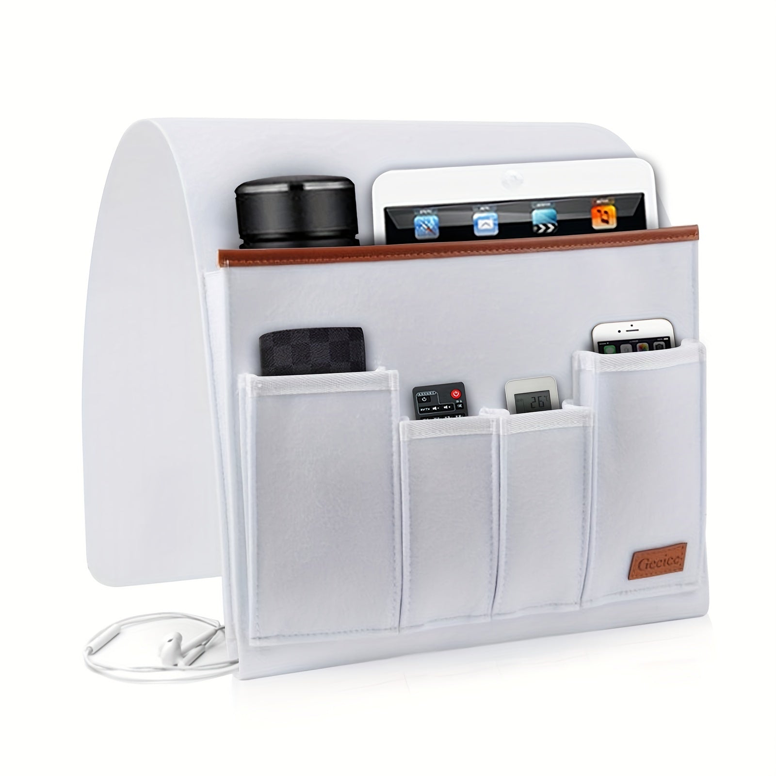 Baby Organizer with 5 Pockets for Mom and Baby Storage for Remote and Essentials