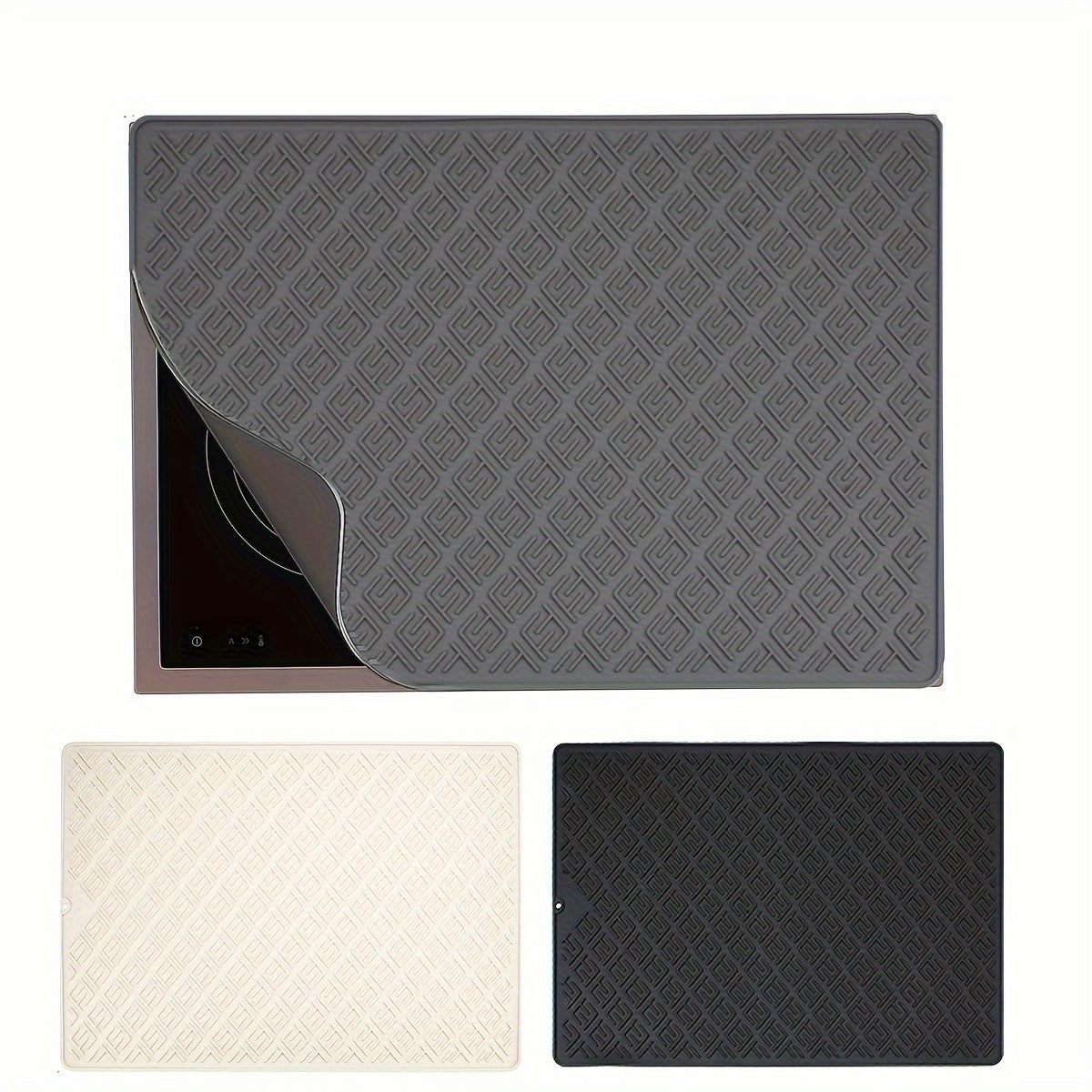 Extra Large Silicone Stove Top Cover Mat 71x51cm Heat Resistant Scratch Proof Kitchen Counter Protector