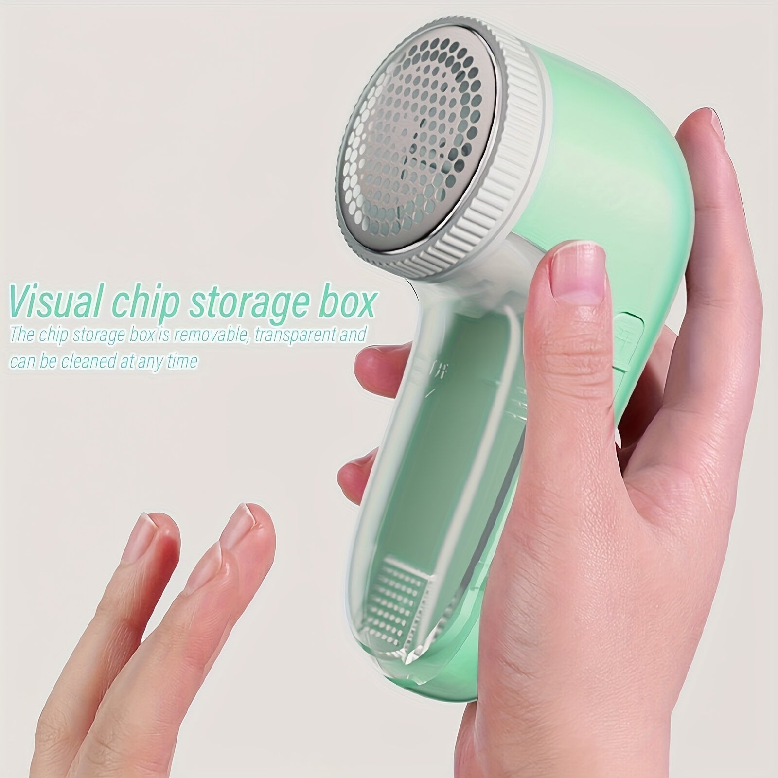 Portable mato qirqish mashinasi qoʻlda ishlatiladigan tolalarni olib tashlovchi, batareyasiz kiyimlarni tozalash vositasi