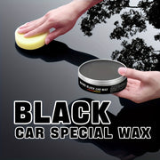 Black Car Wax Paste for Stain Removal Gloss Enhancement Waterproof Protection