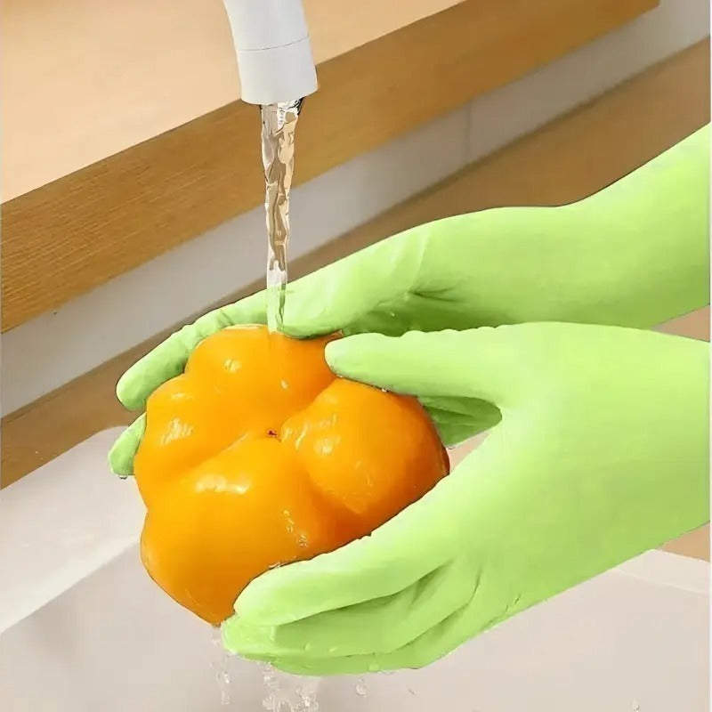 Green Nitrile Gloves Disposable Pack of 30 50 or 100 for Food Cleaning and DIY