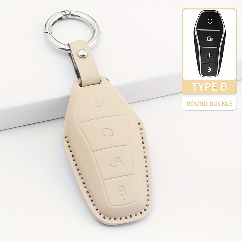 PU Leather Key Case for 25 Car Models Compatible with D9 Z9 Seagull