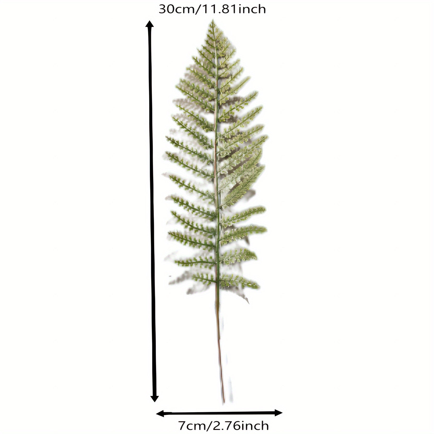 Artificial Plant with 12/24 Soft Leaf Branches for Home Decor