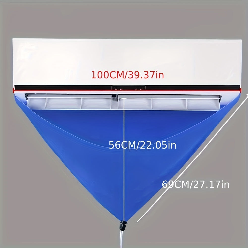 6-Piece Wall-Mounted Air Conditioner Cleaning Kit with Dust Cover and Tools