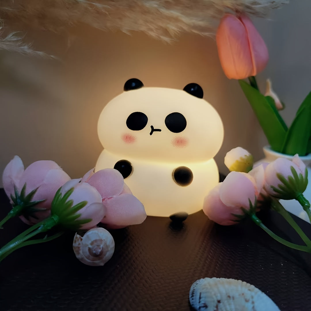 Luz nocturna LED de tema animal, de plástico, alimentada por batería, para mesa o pared, estilo tradicional