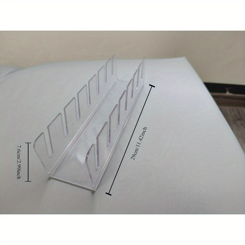 Acrylic Knife Blade Organizer Rack for Kitchen Gadgets and Shredders