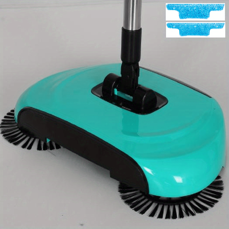 3-in-1 Hand Push Sweeper Vacuum Cleaner Wet Dry Mop for Hardwood Tiles