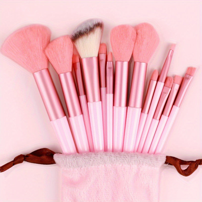 13pcs Makeup Brush Set Soft Fluffy Foundation Blush Eyeshadow Kabuki Beauty Tools