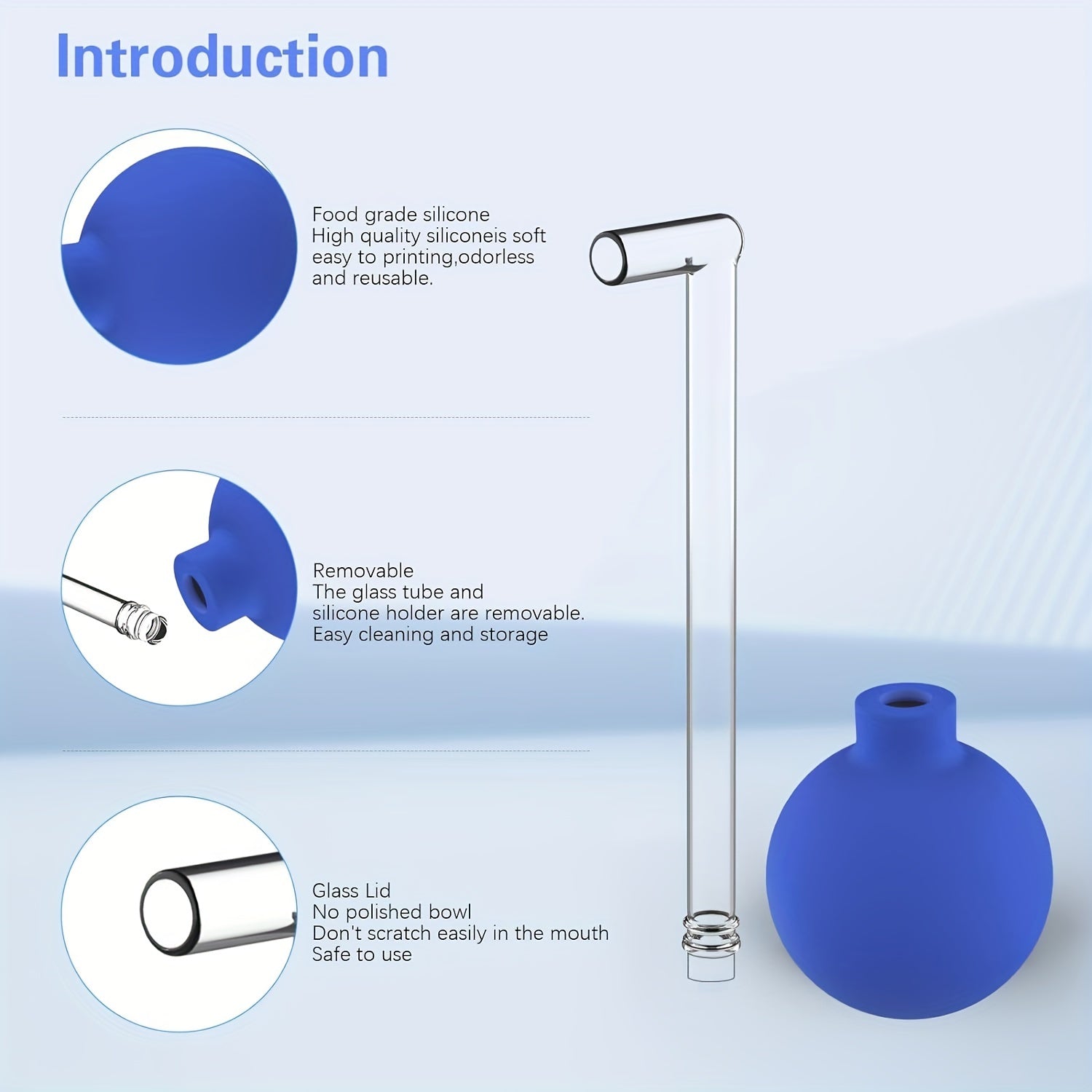 Tonsil Stone Removal Vacuum Set with PVC Suction Ball Oral Hygiene Tool
