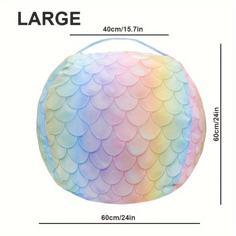 Funda grande para silla de saco de frijoles para almacenamiento de juguetes de felpa, desmontable y fácil de limpiar