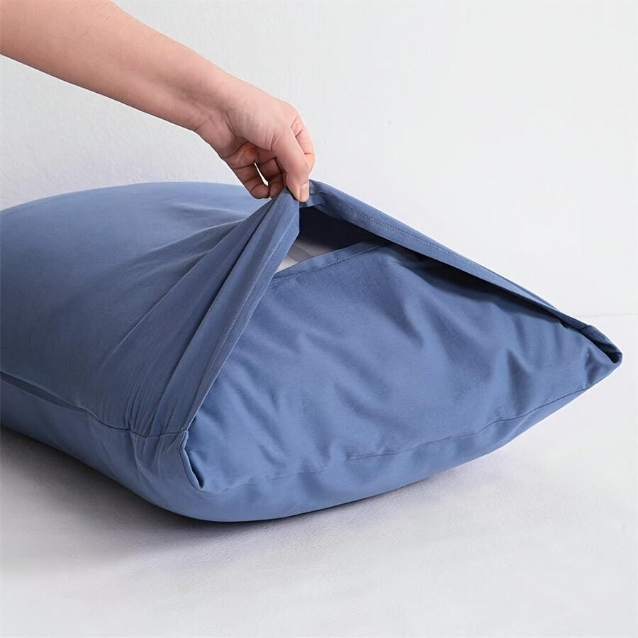 Two High-Quality Envelope Pillowcases Soft Breathable Polyester Woven Protectors