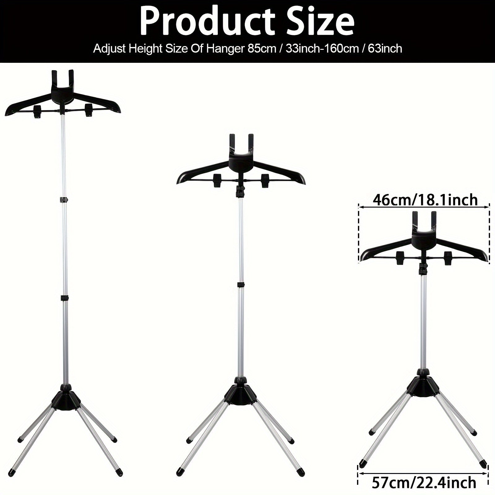 Aluminum Alloy Garment Steamer Hanger for Clothing Ironing Durable Durable