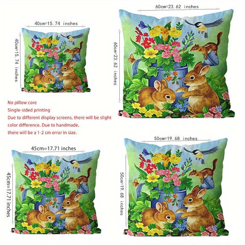 Black and White Geometric Stripe Pillow Covers Square Polyester Zip Closure Set of 1 or 4