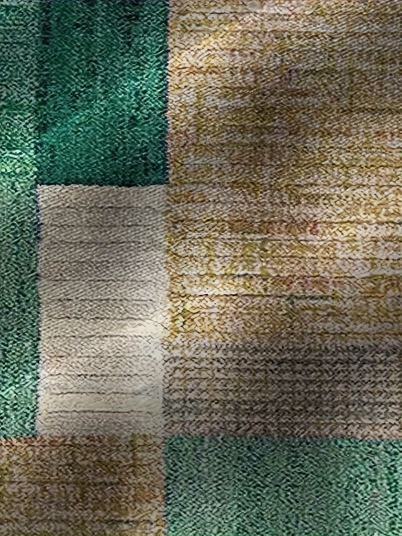 Plus Size Men's Retro Style Short Sleeve Shirt with Geometric Print for Summer