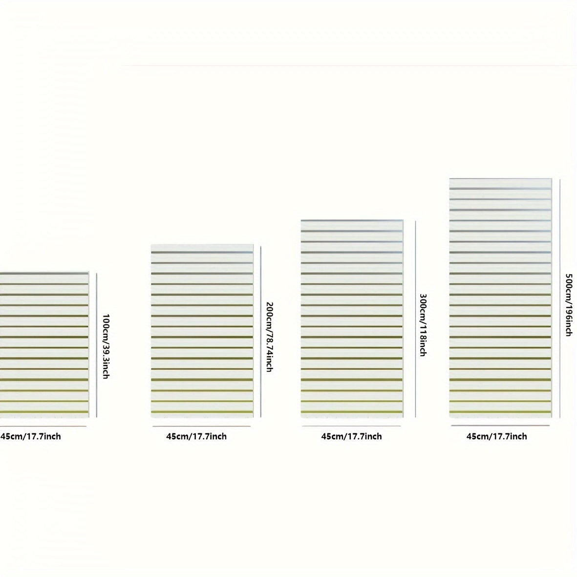 Frosted Glass Window Film for Privacy and Decoration Static Clings 17x78 Inches