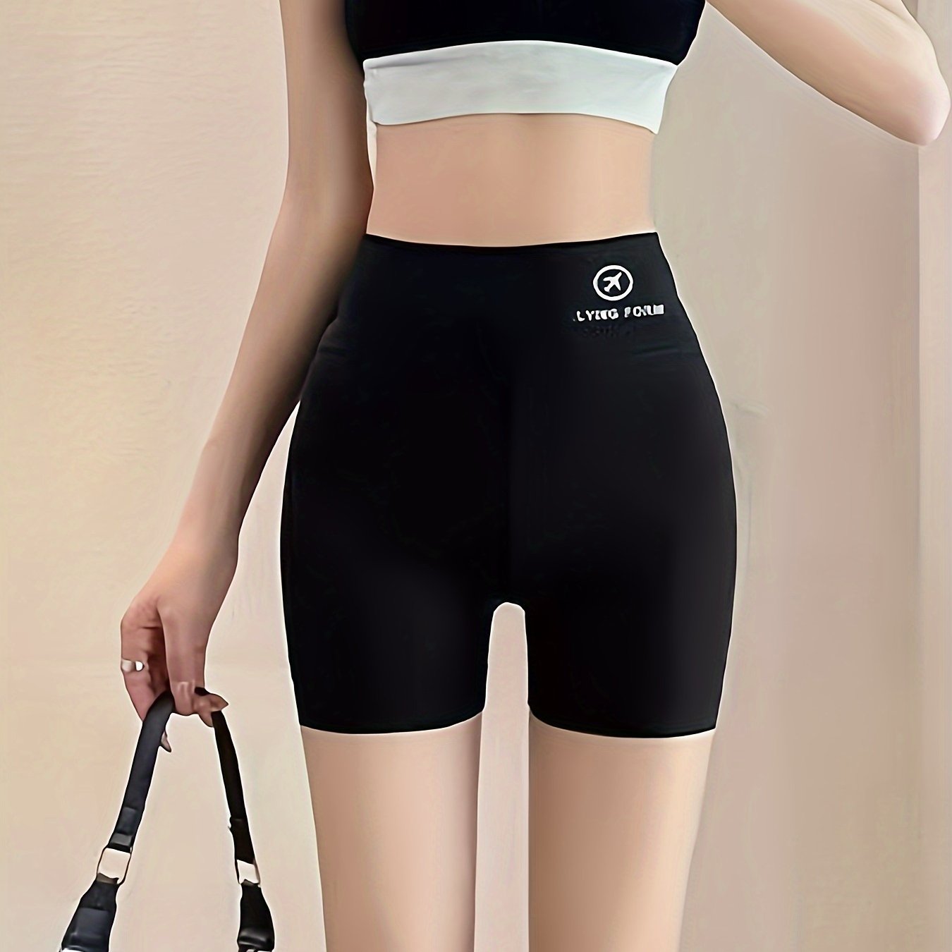 Women's High-Waist Seamless Sleep Shorts Breathable Summer Casual Short Length