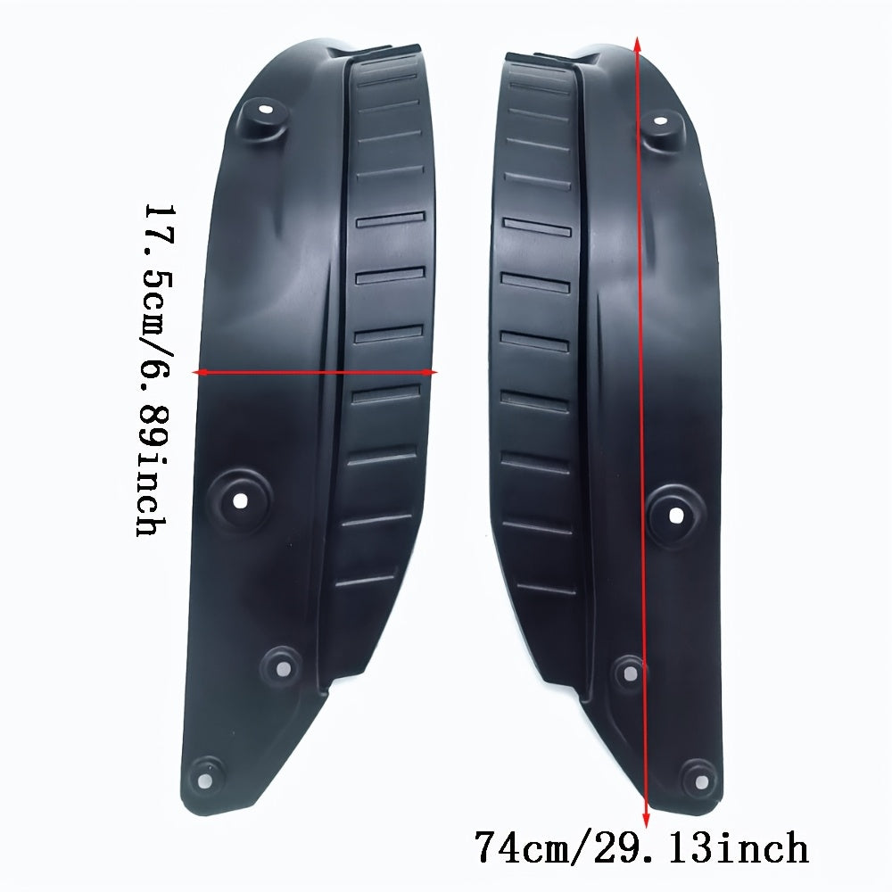 Juego de guardabarros impermeable para todo clima para puertas traseras de coche 2 piezas