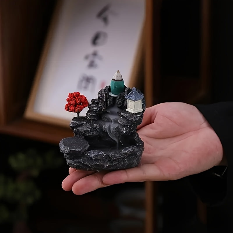 Резиновый фонтан для благовоний для домашней ароматерапии, идеален для подарков на праздники.