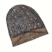 Antique Tabriz Persian Rug Beanie Boho-Chic Skull Cap for Men Women Soft Stretchy