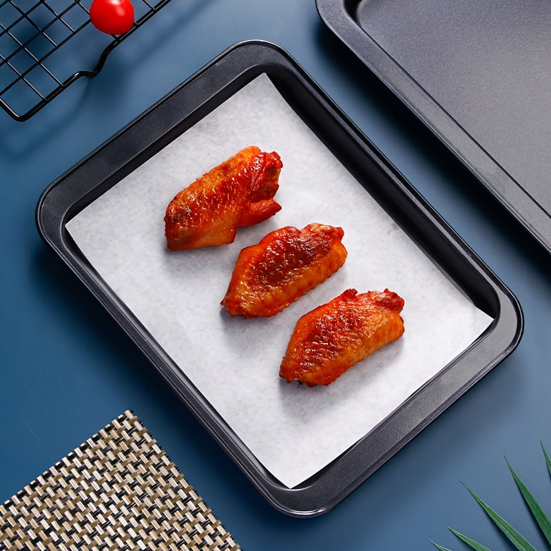 Oltin to'rtburchakli yopishqoq pishirish idishlari, 1 yoki 2 ta to'plam, non, tort, pizza, pechene, eklair, tost va boshqalar uchun. Oziq-ovqat darajasidagi materiallardan tayyorlangan.