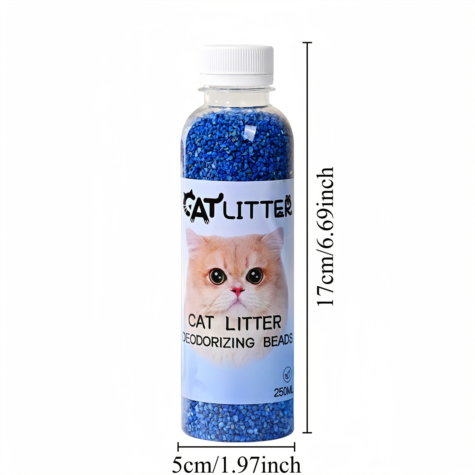 Cat Litter Deodorizer Bottle Eliminates Odors Freshens Litter Box Safe for Cats
