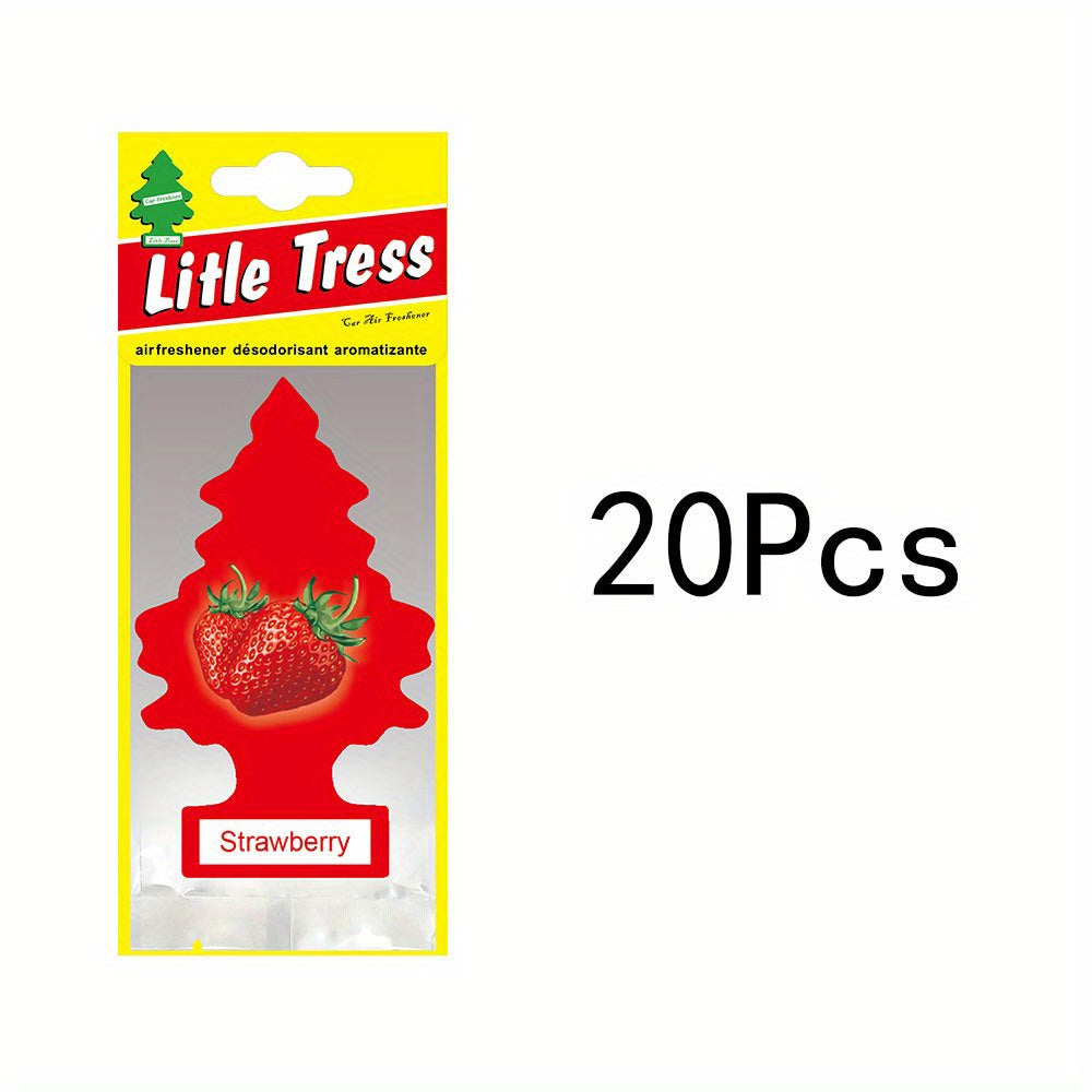 Car Air Freshener Hanging Paper Tree for Home or Vehicle Scented Decor