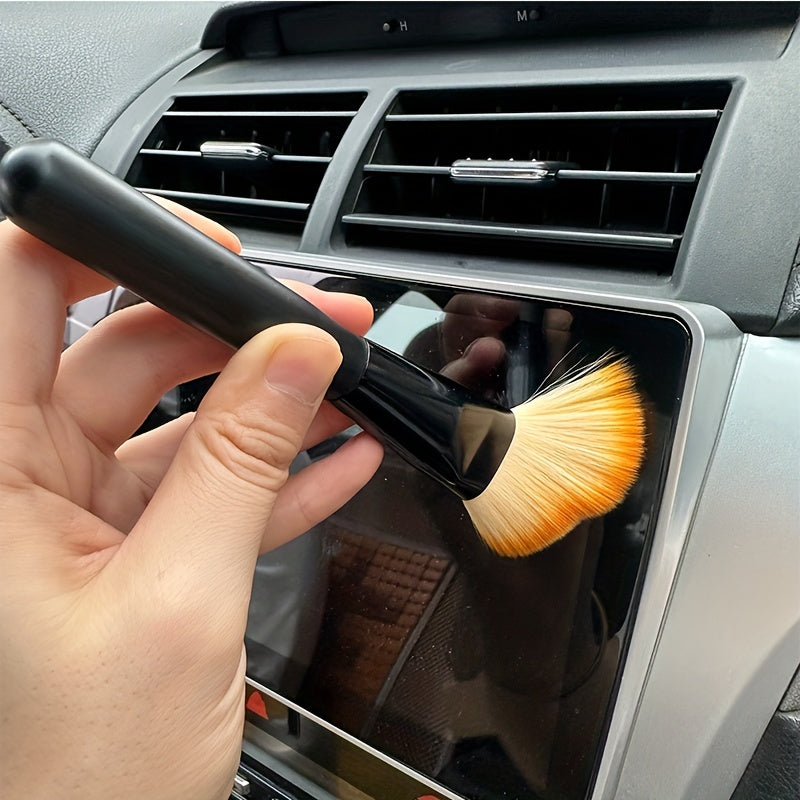 Universal Car Interior Cleaning Brush Soft Bristle Dust and Key Pad Scrubber