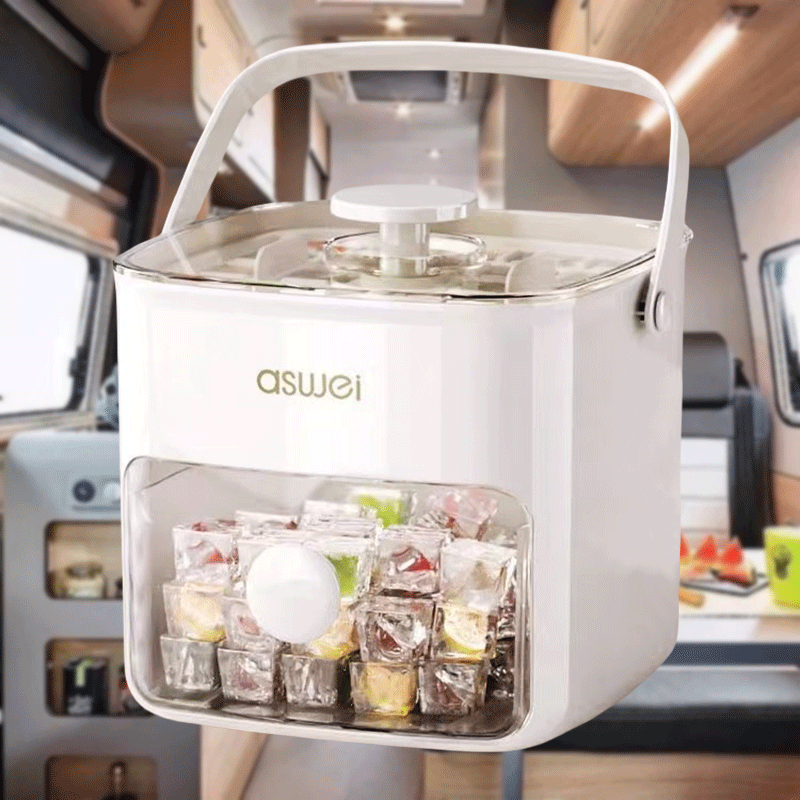 Manual Ice Maker Large Capacity Durable Easy to Use