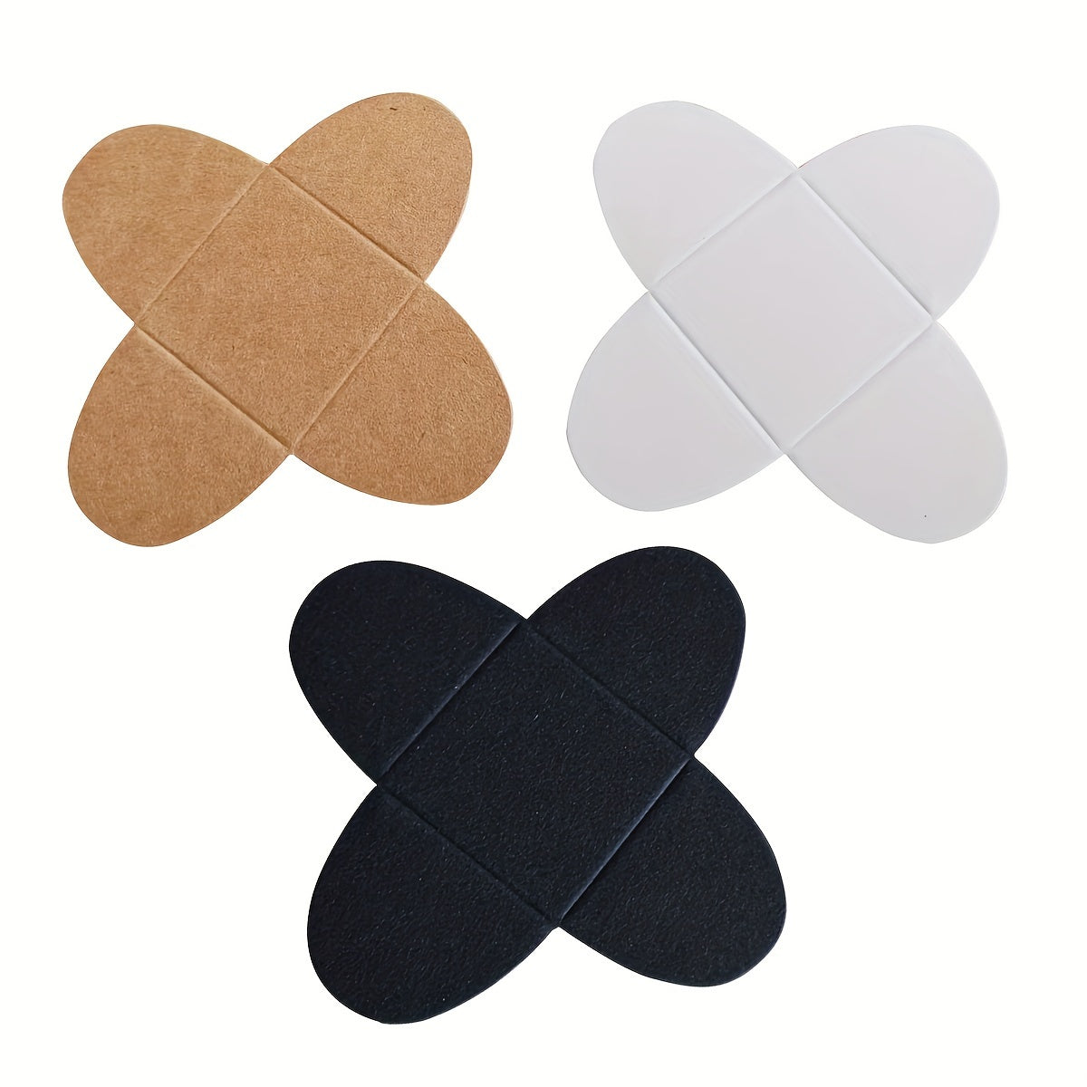 50 Pack Kraft Paper Chocolate Mats for Baking and Candy Packaging