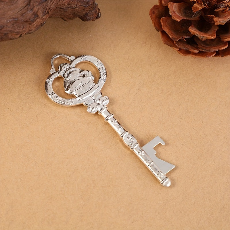Santa Claus Metal Keychain for Festive Gifting