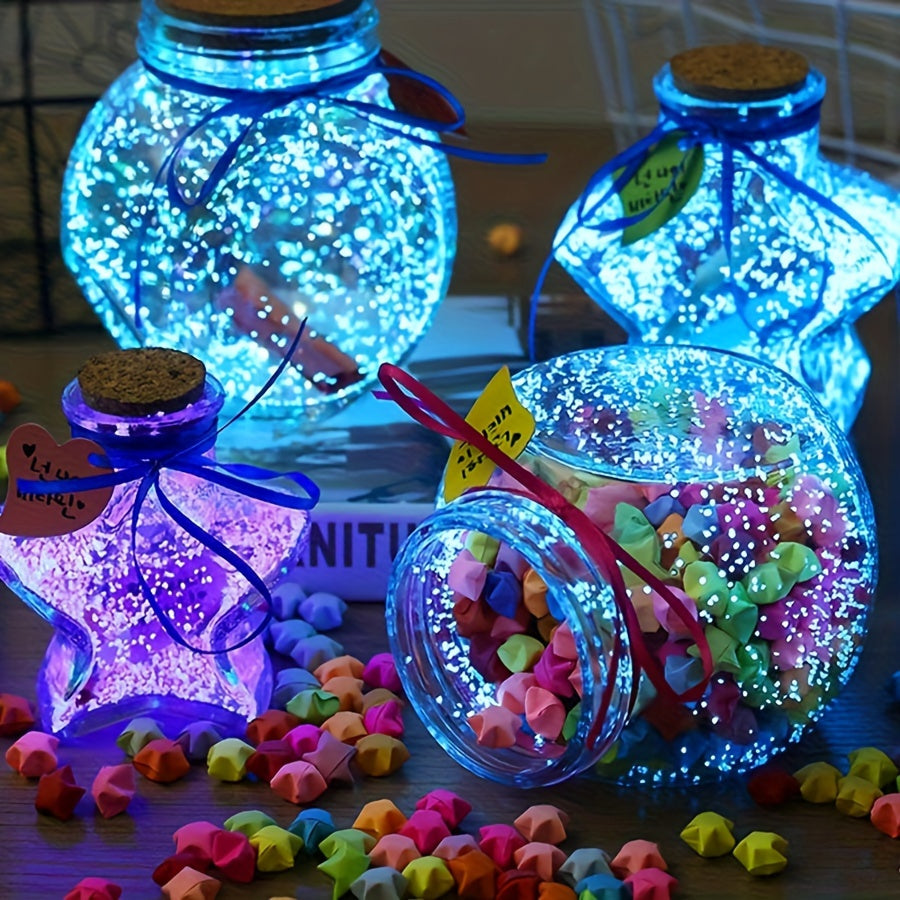 Glow in the Dark Pebbles 10,000 Pieces Polished Stones for DIY Decor Fish Tank Wishing Bottles
